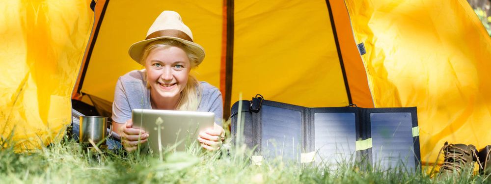 Solaranlagen für unterwegs zum campen
