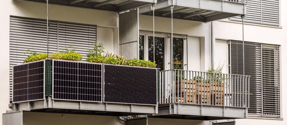 Solaranlagen für Balkone